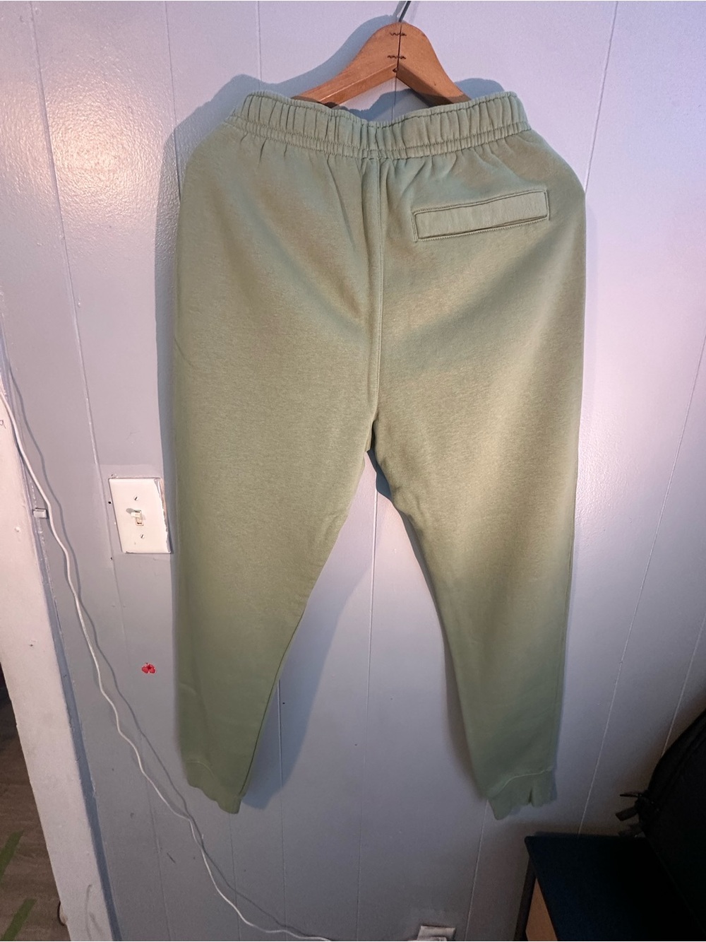 Nike menswear Sage Green Fleece Joggers - Picture 2 of 4